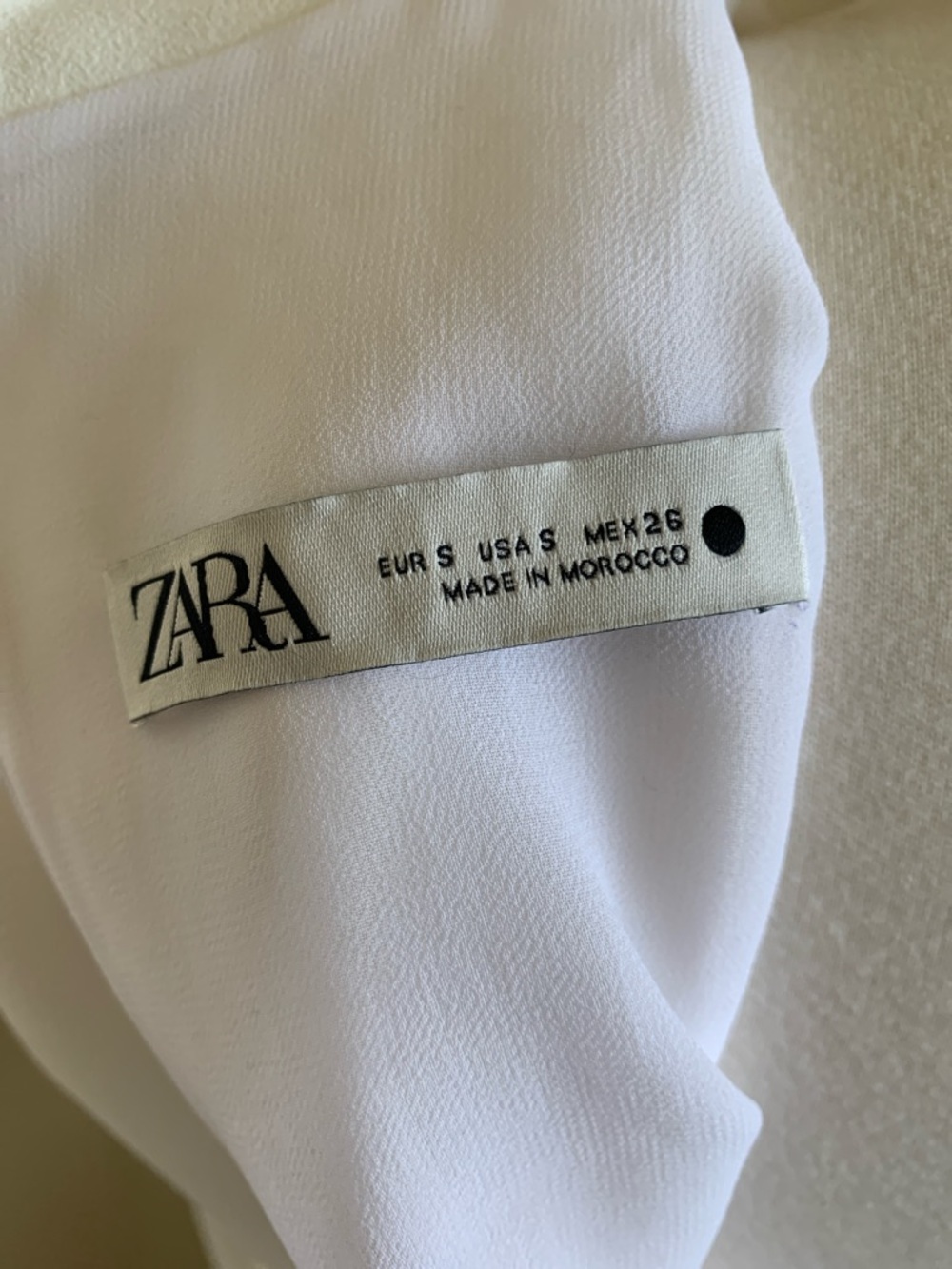 Zara Draped Sleeveless Mock Neck Top - White - Picture 12 of 13
